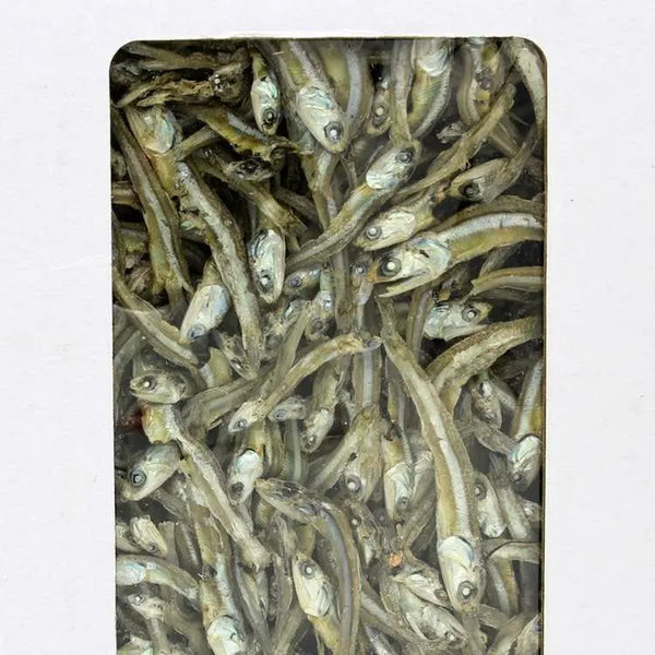 볶음 멸치 한국산 남해안 Dried Korean anchovy detail