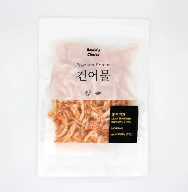 오징어채 반찬 건어물 korean red squid chips sidedish