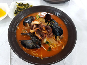 Fiery-Octopus-Noodle-Soup-10min-Recipe Kevin's Choice