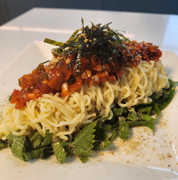 Cold-Ramyun-Noodle-with-Seasoned-Cuttlefish Kevin's Choice
