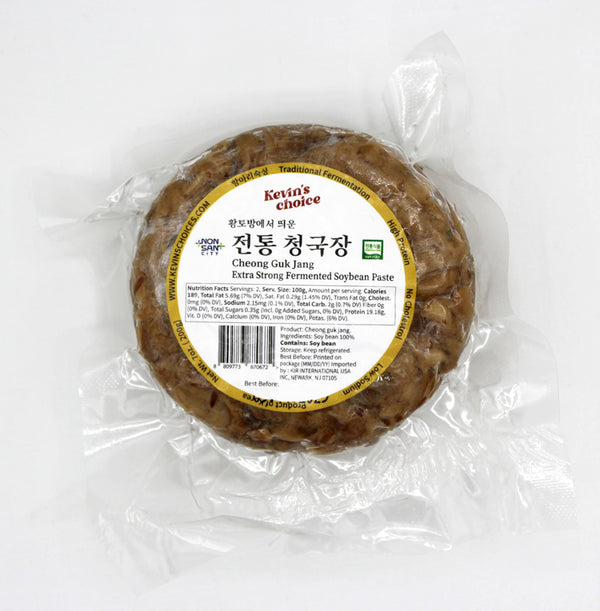 전통 청국장 메주 항아리 숙성 fermented soybean
