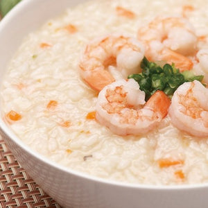새우죽 오대쌀 쌀죽 한국산 간편식 밀키트 healthy korean shrimp porridge