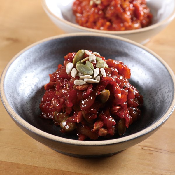 비빔 낙지젓갈 bibim small octopus as side dish