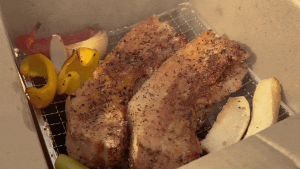 GGUBUS Grill House-All-in-One Disposable BBQ Grill 꾸버스 일회용 접이식 훈제박스 바베큐그릴