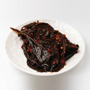 korean sidedish perilla leaves 한국산 부드러운 양념 깻잎