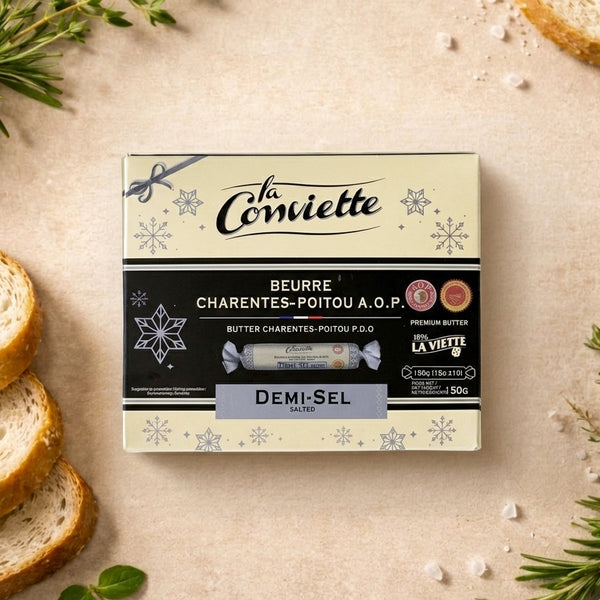 [가염] 라꽁비에뜨 프렌치 가염 버터롤(박스) [Salted] La Conviette Salted French Butter Roll(Box)_15g x 10