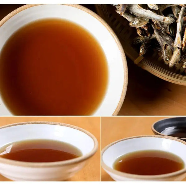 Korean dried anchovy sauce in a bowl