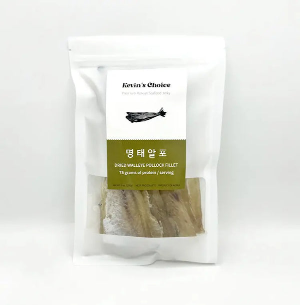 Korean dried walleye pollock fillet 한국산 명태알포