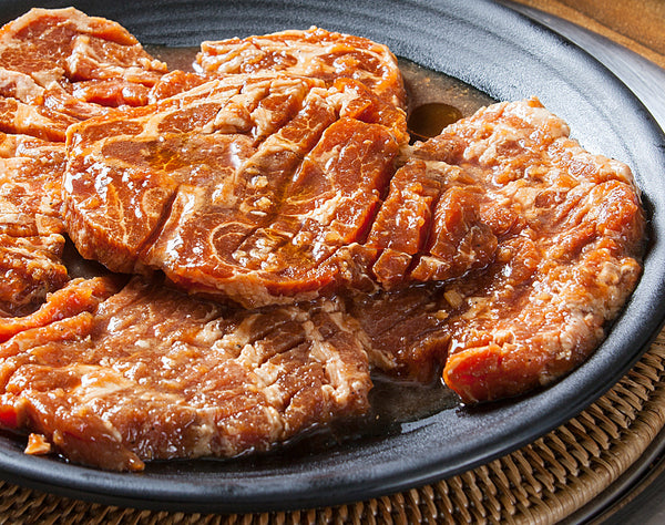 양념 벌집 돼지목살 SOY SAUCE MARINATED PORK SHOULDER_1lb(453g)