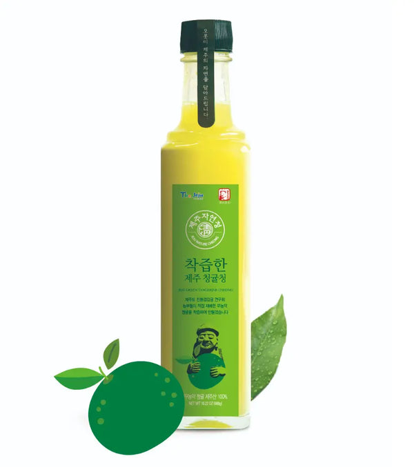 Jeju Green Tangerine Syrup 제주 청귤청 16oz. (460ml) Kevin's Choice