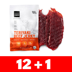 [Free Shipping & 12+1] People's Choice Teriyaki Beef Jerky_3oz(84g)