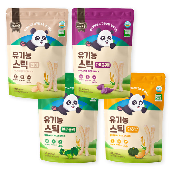 유기농 스틱(4가지 맛 선택) Organic Brown Rice Snack(Choose from 4 flavors)_1oz(30g)