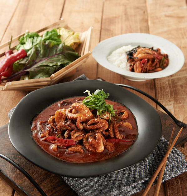 매콤탱글쭈꾸미볶음 SPICY STIR-FRIED WEBFOOT OCTOPUS_10.6oz(300g)