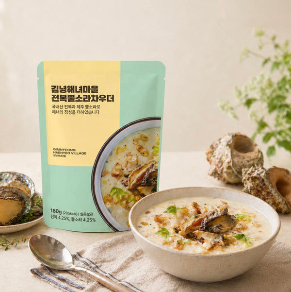 Abalone and Sea Snail Chowder 전복 뿔소라 차우더 (6.34oz / 180g)