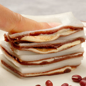 앙버터절편 Sweet Rice Cake with Red Bean Paste and Butter 14oz(400g)