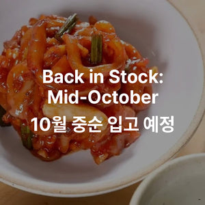 Seasoned Calamari Jeotgal 오징어젓갈 10kg (22lbs.)