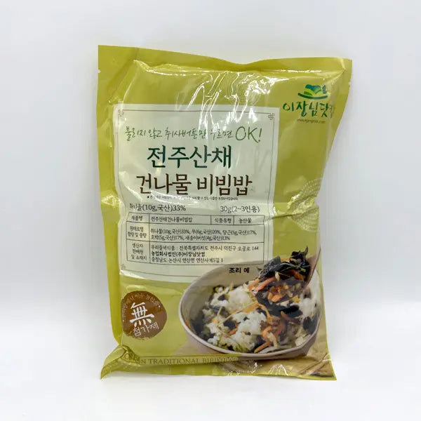 Jeonju Vegetable Bibimbap Mix 전주 산채 비빔밥 건나물 믹스 1 oz.(30g) Kevin's Choice
