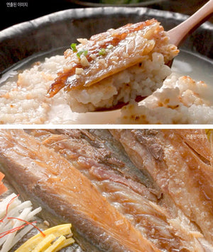 [무료배송 | Free shipping] 보리굴비 x10개_1kg Dried Yellow Corvina with Barley x 10_1kg