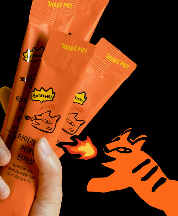 [타이거모닝] 커큐민진저샷 스틱 - 자연 에너지 부스터 Curcumin Ginger Shot Stick - Natural Energy Booster_10.58oz(300g(30gX10))