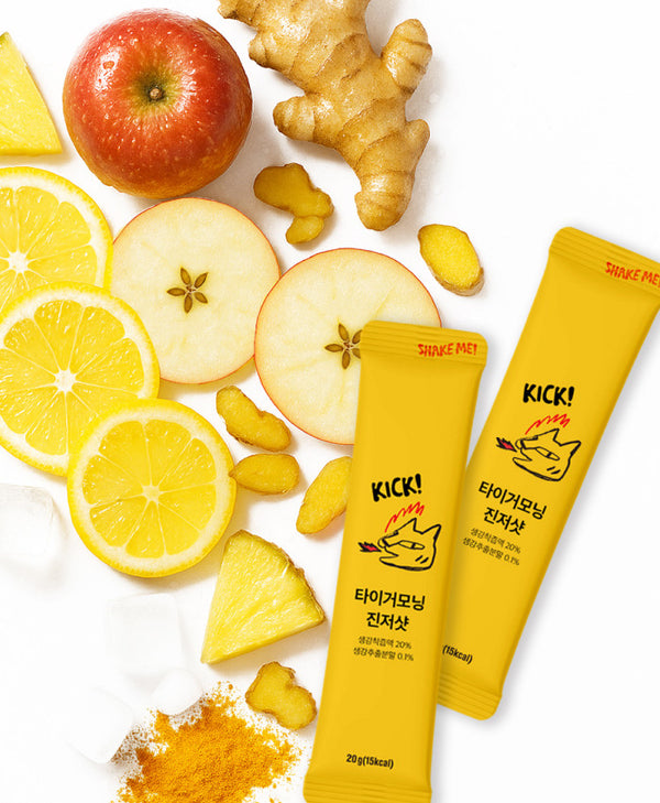 [타이거모닝] 진저샷 스틱 - 자연 에너지 부스터 Ginger Shot Stick - Natural Energy Booster_300g(20gX15)