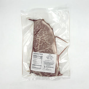 Japanese A5 Wagyu NY Strip (BMS 10-11) 채끝 등심 12oz (340g)