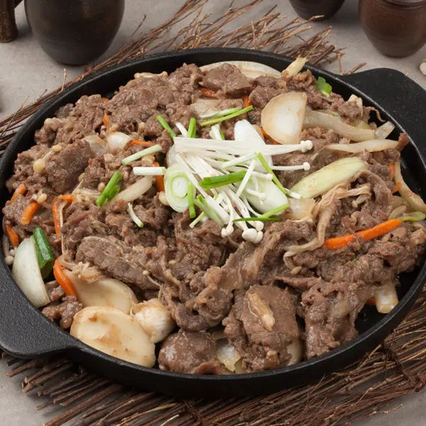 korean soy marinated bulgogi 양념 불고기