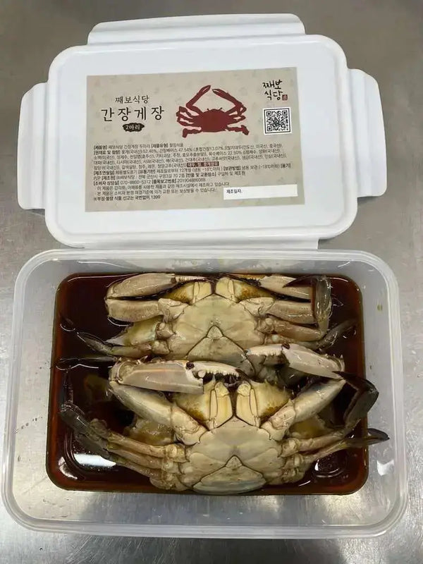 암꽃게 알배기 간장게장 군산 한국산 醬油醃蟹 酱蟹, 生腌蟹 korean soycrab