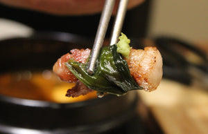 명이나물 절임 PICKLED WILD GARLIC LEAVES 12.3oz(350g)