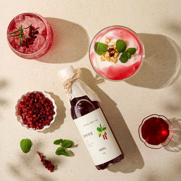 100% 한국산 프리미엄 오미자청 OMIJA(SCHISANDRA BERRY) SYRUP_17.6oz(500g)