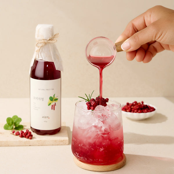100% 한국산 프리미엄 오미자청 OMIJA(SCHISANDRA BERRY) SYRUP_17.6oz(500g)