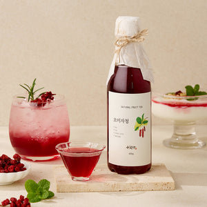 100% 한국산 프리미엄 오미자청 OMIJA(SCHISANDRA BERRY) SYRUP_17.6oz(500g)