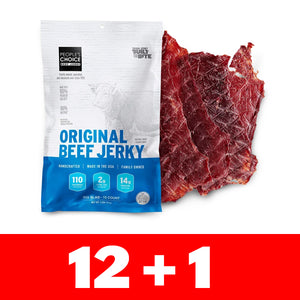 [Free Shipping & 12+1] People's Choice Original Beef Jerky_3oz(84g)