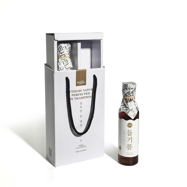 들기름 2병 선물 세트 Perilla Oil 2-Bottle Gift Set