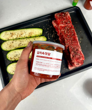 Seasoned Cutlassfish Tripe Jeotgal 갈치속젓갈 14oz (400g)