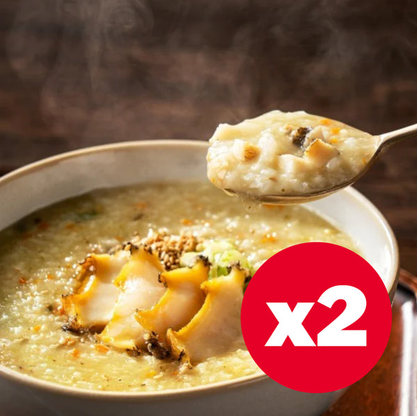 [무료배송 | Free Shipping] 동결건조 전복죽 2개 세트 Korean Abalone Porridge – Freeze-Dried 2 Set