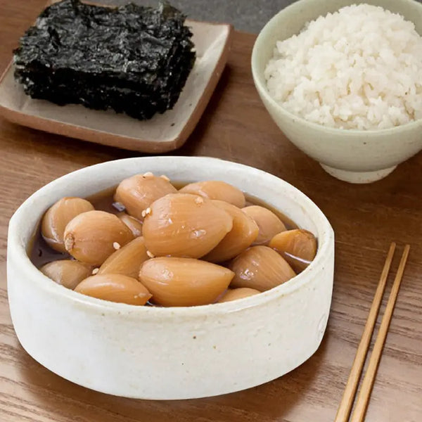 JEJU Garlic in Soy Sauce 제주 녹차 간장 마늘 장아찌 12.34oz. (350g) Kevin's Choice