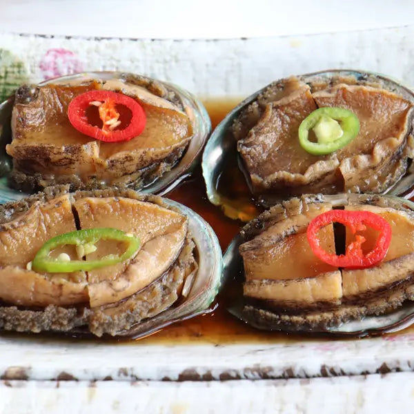 Soy-Marinated Abalone 전복장 - 4pc 10oz. (280g) Kevin's Choice