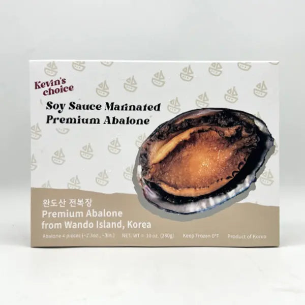 Soy-Marinated Abalone 전복장 - 4pc 10oz. (280g) Kevin's Choice