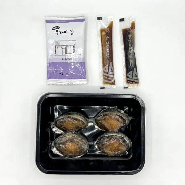 Soy-Marinated Abalone 전복장 - 4pc 10oz. (280g) Kevin's Choice