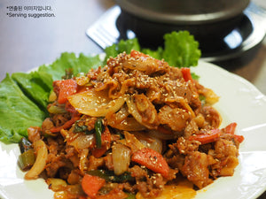 매운 돼지 불고기 Boneless pork in spicy marinade 1.5lb (680g)