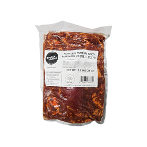 매운 돼지 불고기 Boneless pork in spicy marinade 1.5lb (680g)