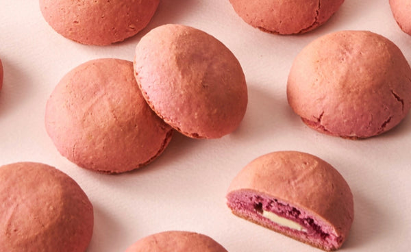 JEJU Strawberry Macaron Cookie 제주 딸기 마카롱 쿠키 8pcs. 5.64oz. (160g)