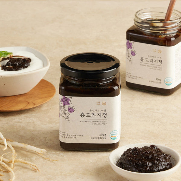 홍도라지청 KOREAN RED BALLOON FLOWER ROOT SYRUP_450G