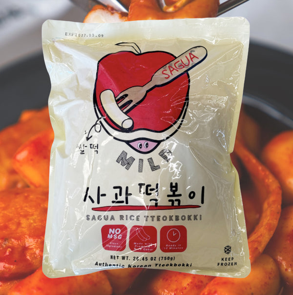 사과떡볶이-쌀떡 SAGUA TTEOKBOKKI RICE MILD_26.4oz(750g)