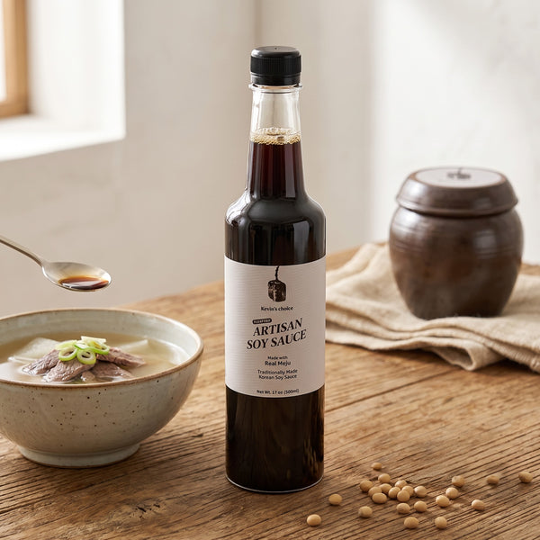 Artisan Soy Sauce 메주로 만든 전통 국간장 17oz. (500ml) – Gluten-Free