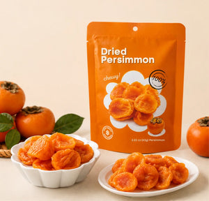 100% 청도산 감말랑이 KOREAN SWEET ICE-DRIED PERSIMMONS POUCH_2.2oz(63g)