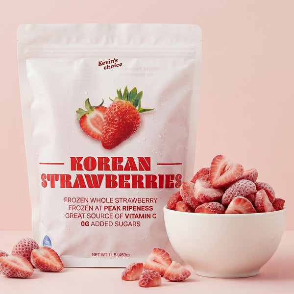 Korean Frozen Strawberry 한국 냉동 딸기 1lb (453g)