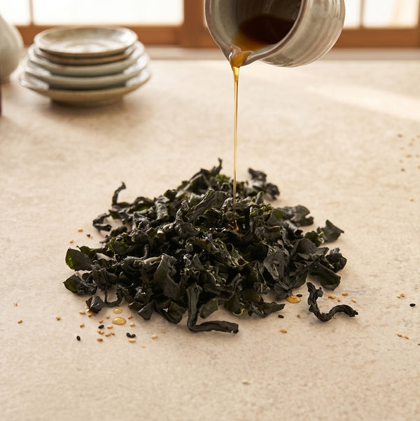 Ready-to-Cook Seasoned Seaweed Stir-Fry Mix (간편 볶음 미역) 3.5oz (100g)