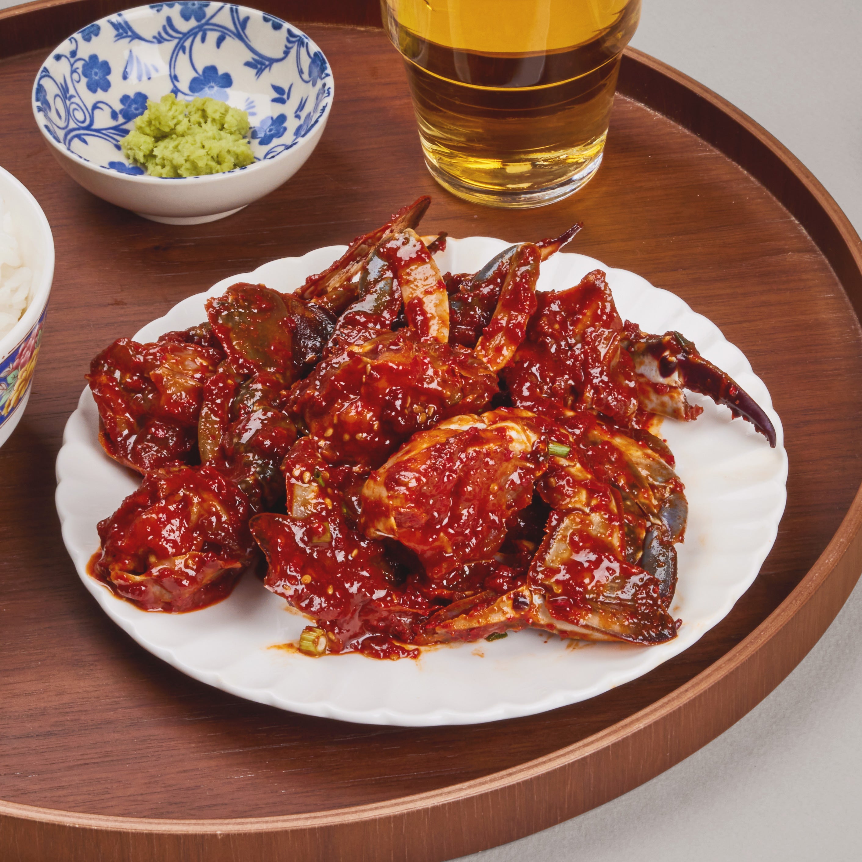 JJaebo Spicy Crab Gejang 째보 양념게장 12.3oz (350g)