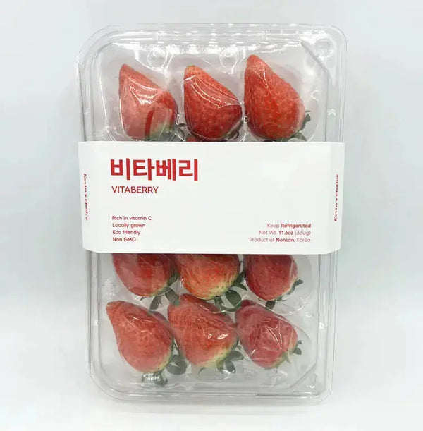 논산 비타베리 한국 딸기 Korean strawberry vitaberry
